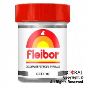 COLORANTE FLEIBOR GRAFITO EN POLVO 4 GR x 1